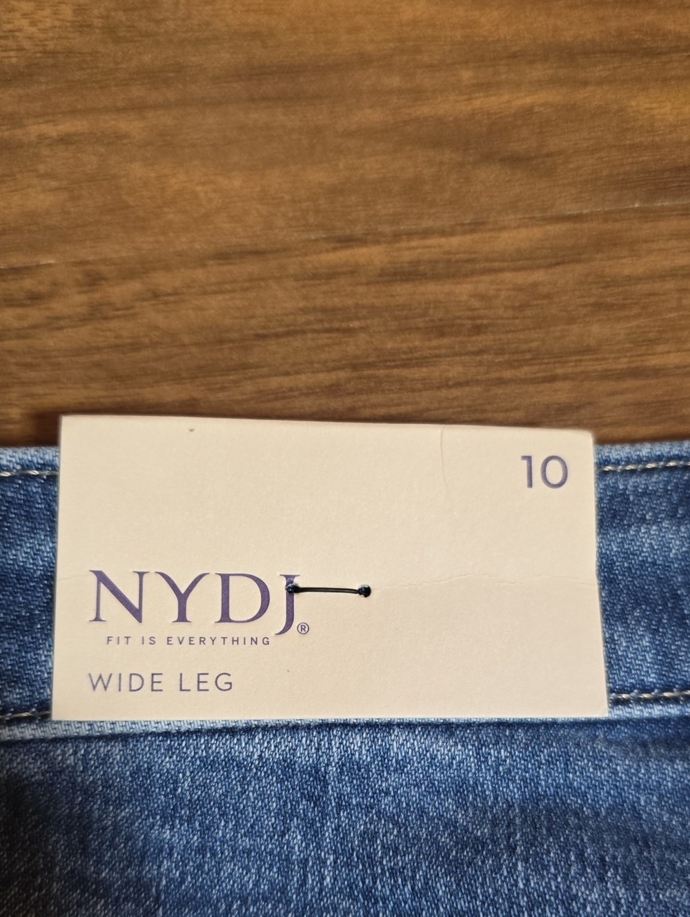 NYDJ Teresa Wide Leg Jeans - Romantic Indigo - Picture 12 of 16
